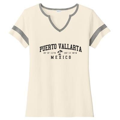 Puerto Vallarta Mexico Beach Ladies Halftime Notch Neck Tee