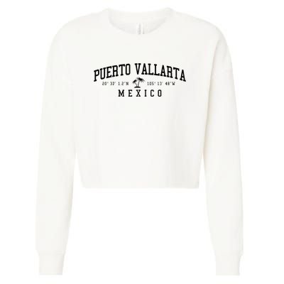 Puerto Vallarta Mexico Beach Cropped Pullover Crew