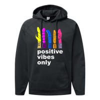 Positive Vibes Only Dick Sex Toy Funny Sex Joke Adult Performance Fleece Hoodie