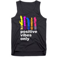 Positive Vibes Only Dick Sex Toy Funny Sex Joke Adult Tank Top