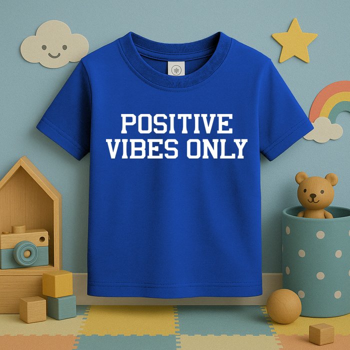 Positive Vibes Only Toddler T-Shirt