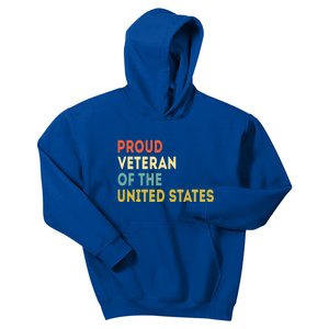 Proud Veteran Of The United States Veterans Day America Gift Kids Hoodie