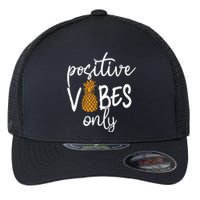 Positive Vibe Only Transfer Day Infertility IVF Mom Dad Gift Flexfit Unipanel Trucker Cap