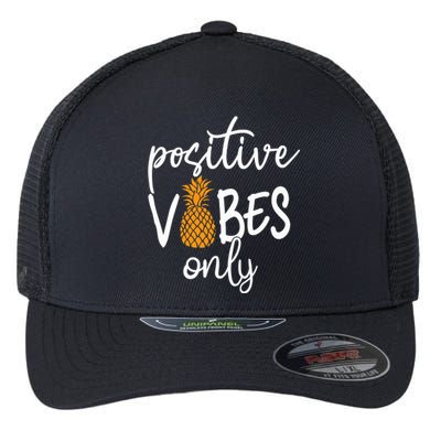 Positive Vibe Only Transfer Day Infertility IVF Mom Dad Gift Flexfit Unipanel Trucker Cap