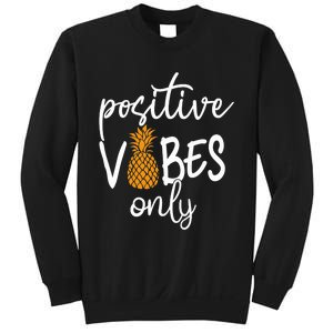 Positive Vibe Only Transfer Day Infertility IVF Mom Dad Gift Sweatshirt