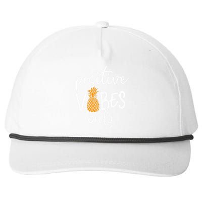 Positive Vibe Only Transfer Day Infertility IVF Mom Dad Gift Snapback Five-Panel Rope Hat