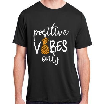 Positive Vibe Only Transfer Day Infertility IVF Mom Dad Gift Adult ChromaSoft Performance T-Shirt