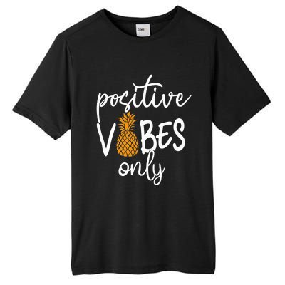 Positive Vibe Only Transfer Day Infertility IVF Mom Dad Gift Tall Fusion ChromaSoft Performance T-Shirt