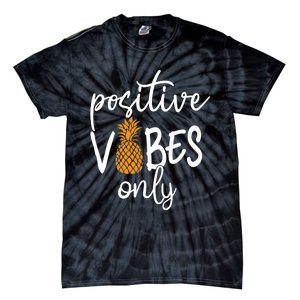 Positive Vibe Only Transfer Day Infertility IVF Mom Dad Gift Tie-Dye T-Shirt