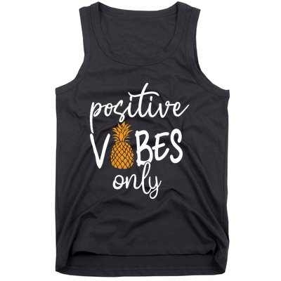 Positive Vibe Only Transfer Day Infertility IVF Mom Dad Gift Tank Top