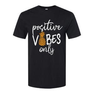 Positive Vibe Only Transfer Day Infertility IVF Mom Dad Gift Softstyle CVC T-Shirt