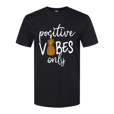 Positive Vibe Only Transfer Day Infertility IVF Mom Dad Gift Softstyle CVC T-Shirt