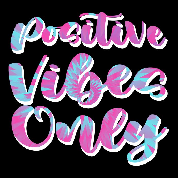 Positive Vibes Only Fun Quote Backpack