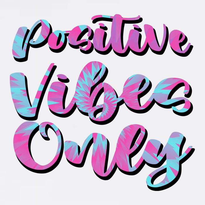 Positive Vibes Only Fun Quote Trucker Hat