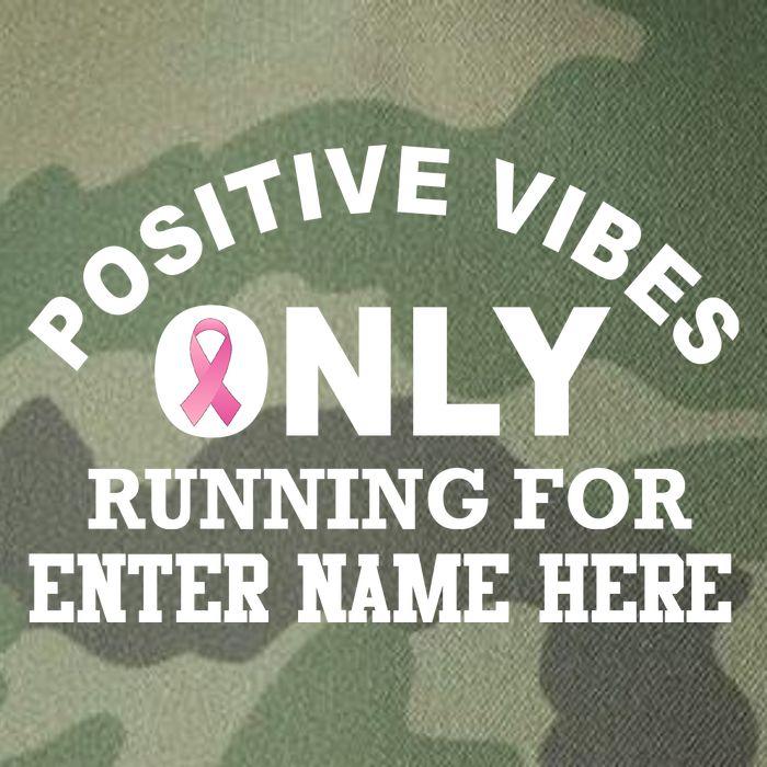 Positives Vibes Only Custom Name Breast Cancer Legacy Tie Dye Trucker Hat