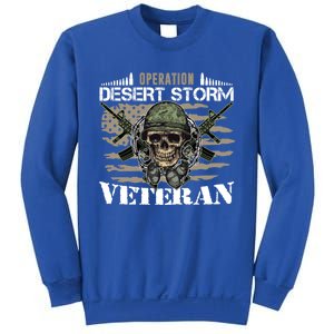 Proud Veteran Operation Desert Storm Veteran Funny Gift Mom Dad Funny Gift Sweatshirt