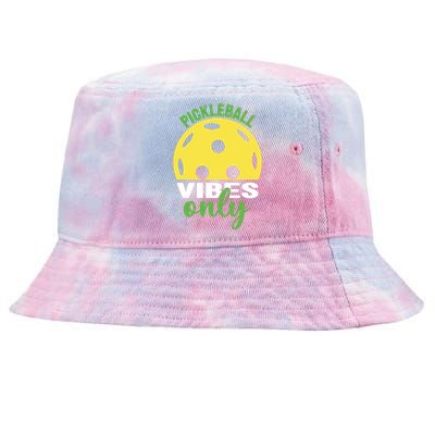 Pickleball Vibes Only Paddles Sport Gift Pickleball Team Tie-Dyed Bucket Hat