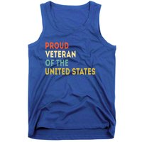 Proud Veteran Of The United States Veterans Day America Gift Tank Top