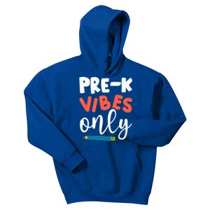 PreK Vibes Only Hello PreK Team Happy First Day Of School Cute Gift Kids Hoodie