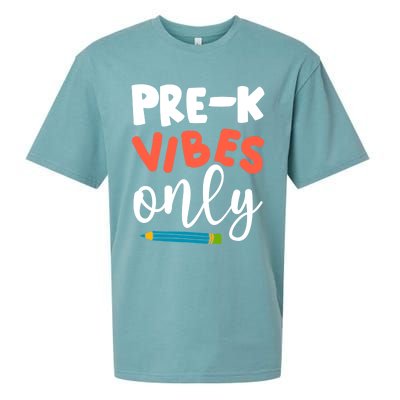 PreK Vibes Only Hello PreK Team Happy First Day Of School Cute Gift Sueded Cloud Jersey T-Shirt