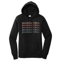 Positive Vibe Only Transfer Day Infertility Ivf Mom Dad Gift Women's Pullover Hoodie