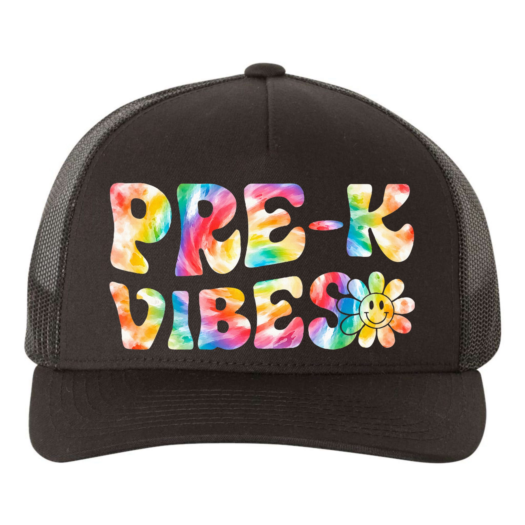 PreK Vibes Pre Kindergarten Team Teachers Yupoong Adult 5-Panel Trucker Hat