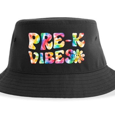 PreK Vibes Pre Kindergarten Team Teachers Sustainable Bucket Hat