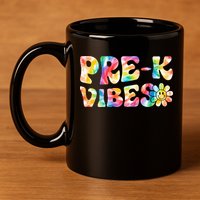 PreK Vibes Pre Kindergarten Team Teachers 11oz C Handle Ceramic Mug