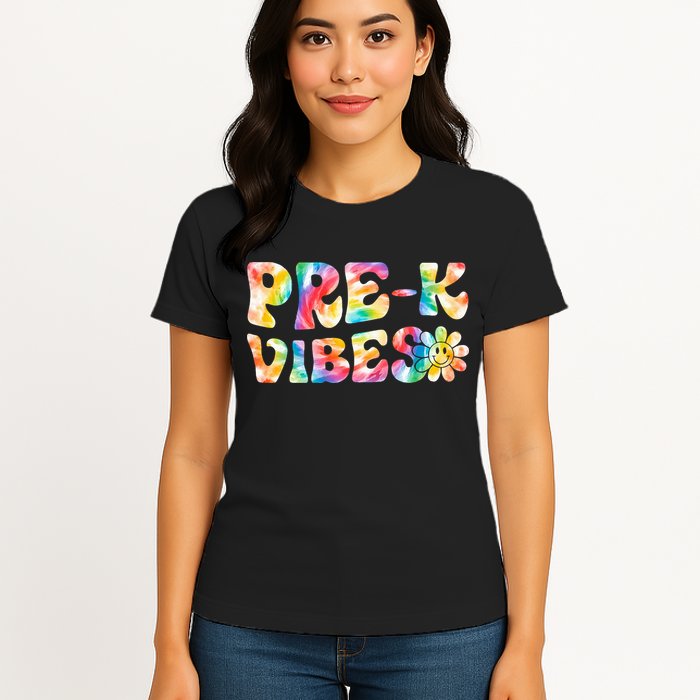 PreK Vibes Pre Kindergarten Team Teachers Womens T-Shirt