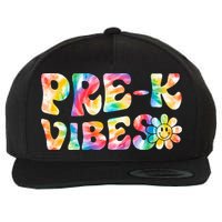 PreK Vibes Pre Kindergarten Team Teachers Wool Snapback Cap