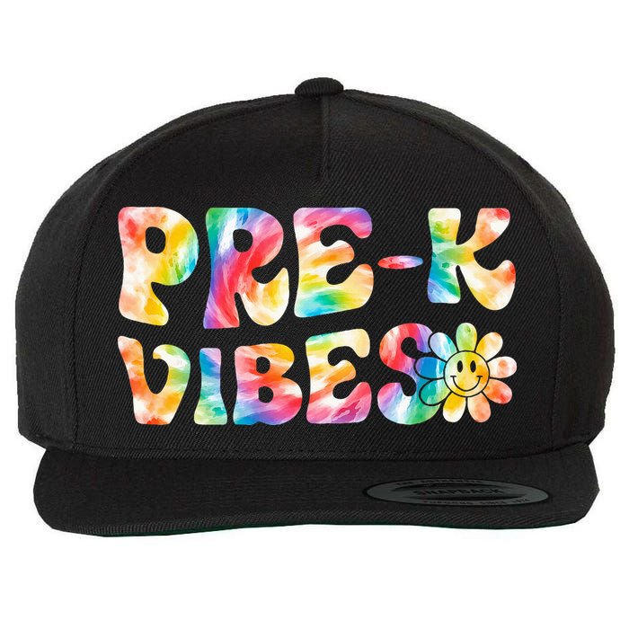 PreK Vibes Pre Kindergarten Team Teachers Wool Snapback Cap