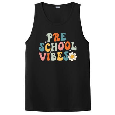 Preschool Vibes Preschool Team Retro 1st Day Of School PosiCharge Competitor Tank