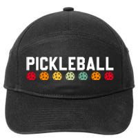 Pickleball Vintage 7-Panel Snapback Hat