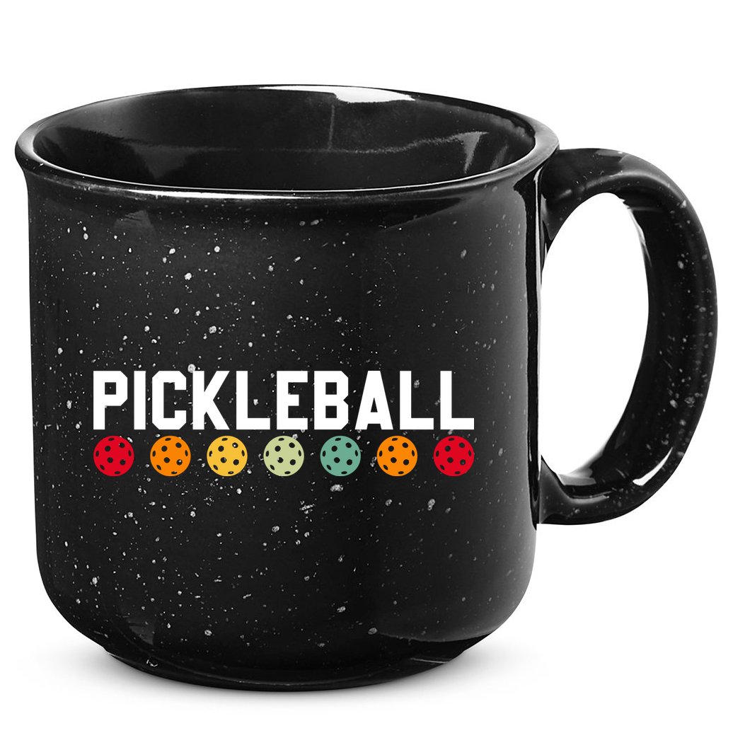 Pickleball Vintage 15oz Campfire Ceramic Mug