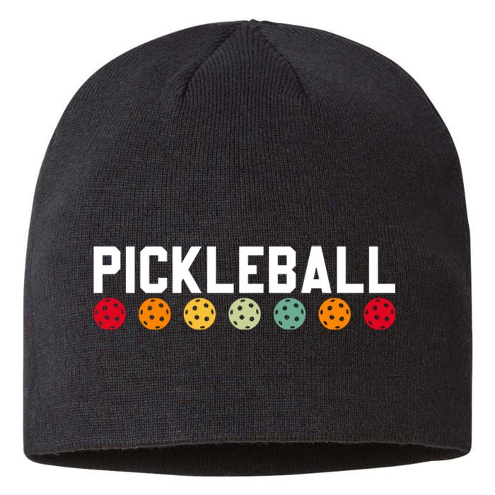 Pickleball Vintage Sustainable Beanie