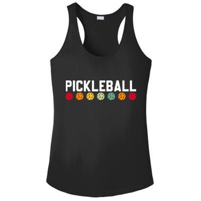 Pickleball Vintage Ladies PosiCharge Competitor Racerback Tank