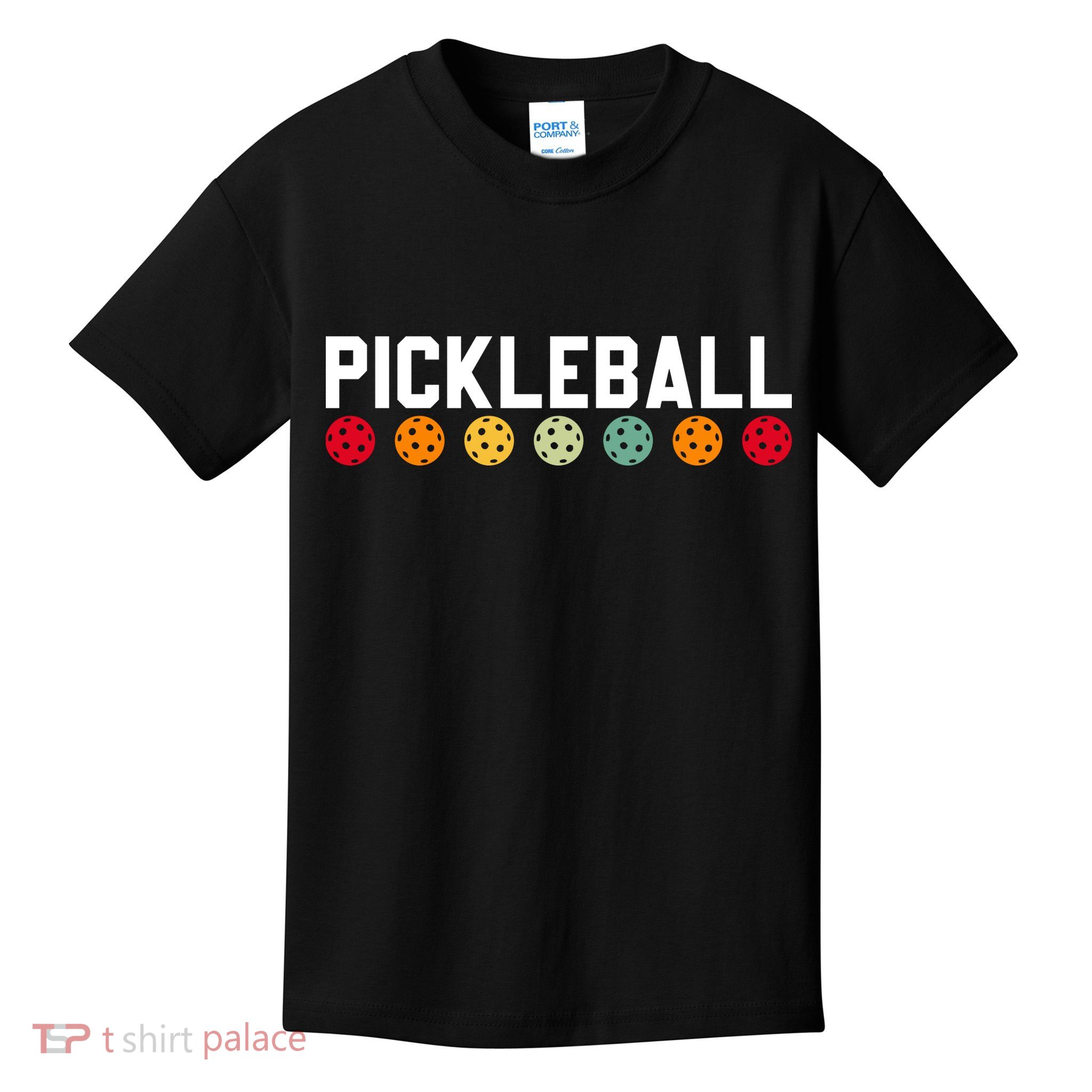 Pickleball Vintage Kids T-Shirt