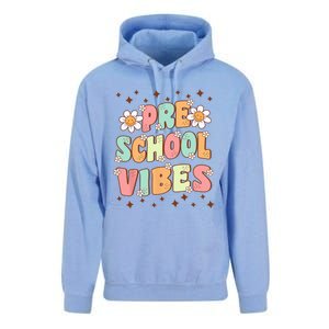 Preschool Vibes PreK Team Retro First Day Of School Unisex Surf Hoodie