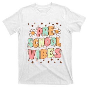 Preschool Vibes PreK Team Retro First Day Of School T-Shirt