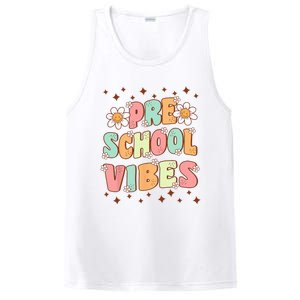 Preschool Vibes PreK Team Retro First Day Of School PosiCharge Competitor Tank