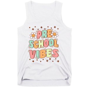 Preschool Vibes PreK Team Retro First Day Of School Tank Top