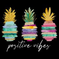 Positive Vibe Pineapple Transfer Day Infertility Ivf Mom Dad Backpack