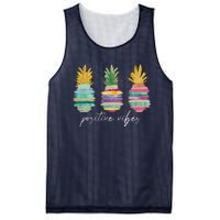 Positive Vibe Pineapple Transfer Day Infertility Ivf Mom Dad Mesh Reversible Basketball Jersey Tank