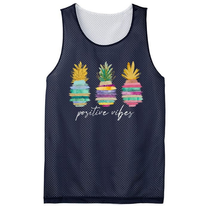 Positive Vibe Pineapple Transfer Day Infertility Ivf Mom Dad Mesh Reversible Basketball Jersey Tank