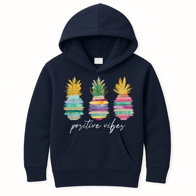 Positive Vibe Pineapple Transfer Day Infertility Ivf Mom Dad Kids Hoodie