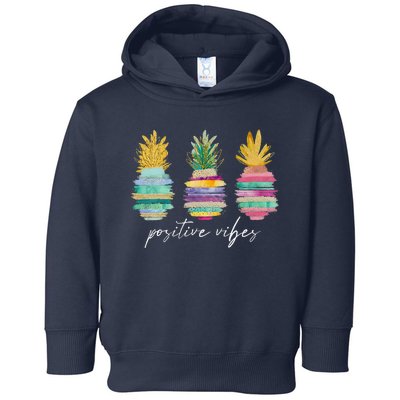 Positive Vibe Pineapple Transfer Day Infertility Ivf Mom Dad Toddler Hoodie