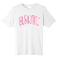 Preppy Varsity Pink Malibu CA California Font Tall Fusion ChromaSoft Performance T-Shirt