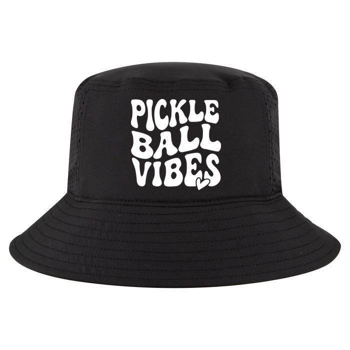 Pickleball Vibes Play Pickleball With Love Cool Comfort Performance Bucket Hat