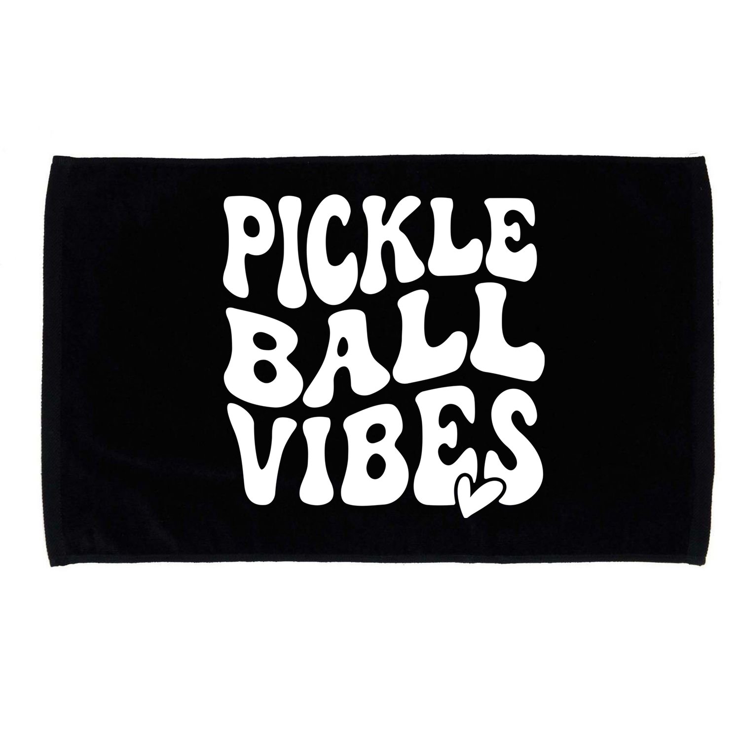 Pickleball Vibes Play Pickleball With Love Microfiber Hand Towel