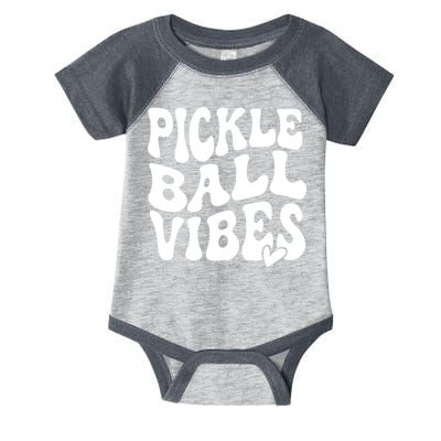 Pickleball Vibes Play Pickleball With Love Infant Baby Jersey Bodysuit
